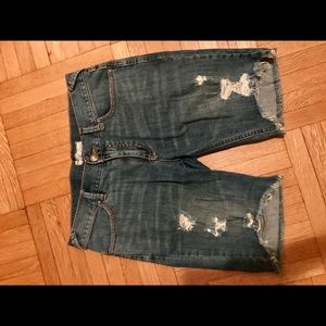 Free People denim shorts